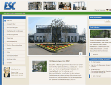 Tablet Screenshot of esc-geilenkirchen.de